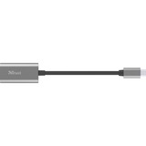 Trust Dalyx USB-C > HDMI adapter Zilver/zwart, 0,2 meter
