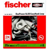 fischer Fisc EasyHook Loop DuoPower 6x30 plug Wit