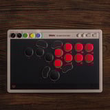8BitDo Arcade Controller Grijs/rood, 2.4 GHz / Bluetooth / USB, Nintendo Switch, Pc