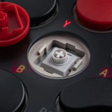 8BitDo Arcade Controller Grijs/rood, 2.4 GHz / Bluetooth / USB, Nintendo Switch, Pc
