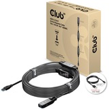Club 3D USB 3.2 Gen1 Active Repeater Kabel, 15 meter verlengkabel Zwart, Incl. CAC-1408 USB Type A - Micro USB