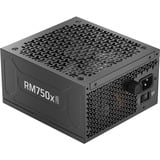 Corsair RM750x Shift, 750 Watt voeding  Zwart, 1x 12V-2x6, 2x PCIe, Kabel-Management