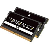Corsair Vengeance 64 GB DDR5-5600 (2x 32 GB) laptopgeheugen Zwart, CMSX64GX5M2A5600C48, SO-DIMM