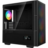 DeepCool CH560 DIGITAL midi tower behuizing Zwart | 1x USB-A | 1x USB-C | RGB | Tempered Glass