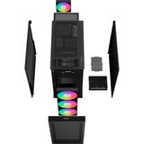DeepCool CH560 DIGITAL midi tower behuizing Zwart | 1x USB-A | 1x USB-C | RGB | Tempered Glass