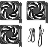 Fractal Design Momentum 12 RGB 3-pack Black case fan Zwart, 4-pin PWM connector, ARGB Gen 2 (16 LEDs)
