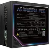 GIGABYTE AORUS ELITE GP-AE1000PM PG5, 1000 Watt voeding  Zwart, 6x PCIe, 1x 12VHPWR, Kabelmanagement