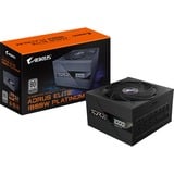 GIGABYTE AORUS ELITE GP-AE1000PM PG5, 1000 Watt voeding  Zwart, 6x PCIe, 1x 12VHPWR, Kabelmanagement