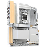 GIGABYTE X870E AERO X3D WOOD socket AM5 moederbord Zilver, RAID, 2x 5 Gb-LAN, WLAN, BT, Sound, ATX