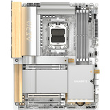 GIGABYTE X870E AERO X3D WOOD socket AM5 moederbord Zilver, RAID, 2x 5 Gb-LAN, WLAN, BT, Sound, ATX
