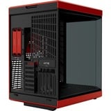 HYTE Y70 midi tower behuizing Rood | 2x USB-A | 1x USB-C | Tempered Glass