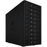 ICY BOX IB-3810-C31 externe behuizing Zwart