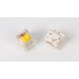 Keychron Gateron Silent Switch - White keyboard switches Wit/transparant, 110 stuks