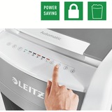 Leitz Leitz IQ Auto+ Office 300 Papiervernietiger P4 papierversnipperaar Wit