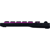 Razer BlackWidow V4 Low-Profile RGB mechanisch gaming toetsenbord Zwart, FR lay-out (AZERTY), Razer Low-Profile Orange, 80% (TKL)	