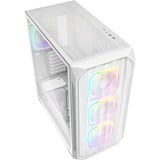 Sharkoon AK5M RGB midi tower behuizing Wit | 2x USB-A | 1x USB-C | RGB | Window
