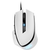 Sharkoon SHARK Force II gaming muis Wit, 400 - 4200 dpi, Meerkleurige leds