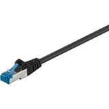 goobay Cat.6A netwerkkabel Zwart/blauw, 30 meter, S/FTP, RJ-45