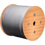 goobay Cat.6a netwerkkabel Grijs, 305 meter, S/FTP, RJ-45, Ruwe kabel