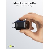 goobay USB-C PD GaN snellader Nano (20 W)  Zwart, 1x USB-C, Power Delivery 3.0