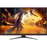 AOC U27G4XM 27" 4K UHD gaming monitor Zwart/rood, HDMI, DisplayPort, 4x USB-A, USB-B, 160 Hz / 320 Hz