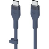 Belkin BOOSTCHARGE Flex USB-C/USB-C-kabel Donkerblauw, 1 m