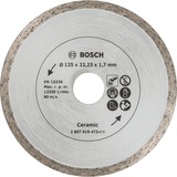 Bosch Diamantdoorslijpschijf voor tegels, Ø 125 mm 