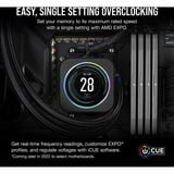 Corsair 32 GB DDR5-6000 (2x 16 GB) Kit werkgeheugen Zwart, CMK32GX5M2B6000Z28, Vengeance, XMP 3.0, EXPO