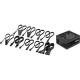 Corsair RM750x (2025), 750 Watt voeding  Zwart, 1x 12VHPWR, 3x PCIe, kabelmanagement