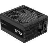 Corsair RM750x, 750 Watt voeding  Zwart, 1x 12VHPWR, 3x PCIe, kabelmanagement