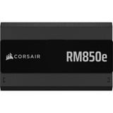 Corsair RM850e (2025), 850 Watt voeding  Zwart, 1x 12VHPWR, 2x PCIe, Kabel-Management