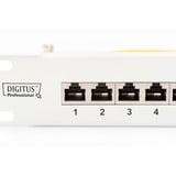 Digitus 19" Patch Panel patchpaneel Lichtgrijs, Cat.6, Retail