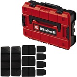 Einhell Einh E-Case S-F incl. dividers gereedschapskist Zwart/rood