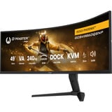 iiyama G-Master Gold Phoenix GCB4986DQSNP-B1 49" UltraWide gaming monitor Zwart, 1x DisplayPort, 2x HDMI, 3x USB-C, 2x USB-A, 240 Hz