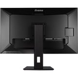 iiyama ProLite XUB3293UHSN-B5 31.5" 4K Ultra HD monitor Zwart, 1x DisplayPort, 1x HDMI, 1x USB-C, 2x USB-A, 1x RJ-45