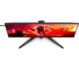 AOC AGON AG405UXC 40" gaming monitor Zwart, 2x HDMI, DisplayPort, USB-A, USB-C, DisplayHDR 400, 144Hz