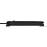 Brennenstuhl Premium-Line 4-voudige stekkerdoos met usb Zwart, 4x stekker, 1x USB-C, 1x USB-A