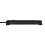 Brennenstuhl Premium-Line stekkerdoos met USB 4-voudig Zwart