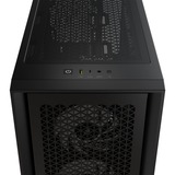 Corsair 4000D RGB AIRFLOW midi tower behuizing Zwart | 1x USB-A | 1x USB-C | RGB | Tempered Glass