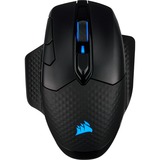 Corsair DARK CORE RGB PRO gaming muis Zwart, 18.000 dpi, RGB leds