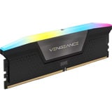 Corsair Vengeance RGB 16 GB DDR5-5200 (2x 8 GB) werkgeheugen Zwart, CMH16GX5M2B5200C40, UDIMM, XMP 3.0