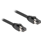 DeLOCK Cat.8.1 netwerkkabel Zwart, 3 meter, S/FTP, RJ-45