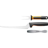 Fiskars Functional Form Visset 3-delig bestek Zwart/roestvrij staal, Japans roestvrij staal | handvat met SoftGrip