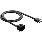 Fractal Design FD-A-USBC-002, USB-C 10Gbps Cable- Model E kabel Zwart, 1 meter