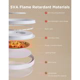 Govee Smart Ceiling Light Pro lamp Wit, Ø 38 cm, 2,4GHz wifi, Bluetooth