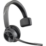 HP Poly Voyager 4310 on-ear headset Zwart, Incl. BT700 USB-C-adapter + oplaadstandaard
