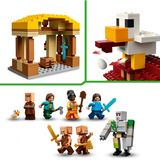 LEGO Minecraft - De Ghast-ballon aanval op het dorp Constructiespeelgoed 21273