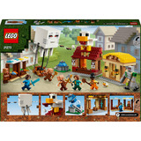 LEGO Minecraft - De Ghast-ballon aanval op het dorp Constructiespeelgoed 21273