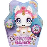 MGA Entertainment Glitter Babyz - eenhoornpop - Witte regenboog (Lunita Sky) 