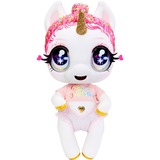 MGA Entertainment Glitter Babyz - eenhoornpop - Witte regenboog (Lunita Sky) 